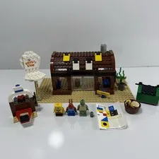 Lego 3825 Krusty Krab Spongebob Squarepants 2006 Set 100% Complete