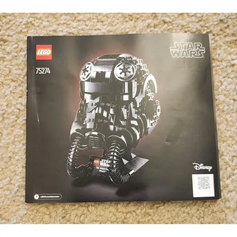 LEGO Star Wars TIE Fighter Pilot Helmet 75274 Instruction Manual Only