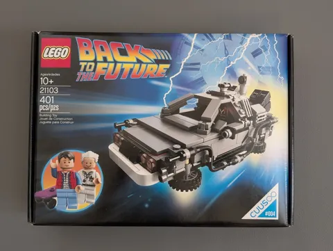 LEGO CUUSOO: Back to the Future DeLorean Time Machine 21103 New Sealed Rare BTTF