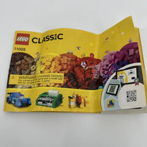 Lego Classic 11005 LEGO Large Creative Brick Box Instruction Manual Only!