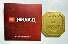 LEGO NINJAGO 15th Anniversary Gold Coin Official Promo Korea