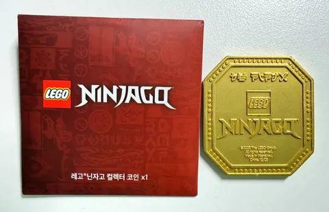 LEGO NINJAGO 15th Anniversary Gold Coin Official Promo Korea