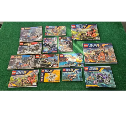 LEGO Instructions Lot - Nexo Knights & DC Comics Super Heroes - No Bricks