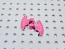 LEGO Lot of 2 Magenta Pink Axe Blade Weapon Minifig BS