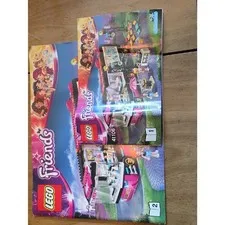 Instruction booklets for the LEGO Friends Pop Star Tour Bus (set number41106)