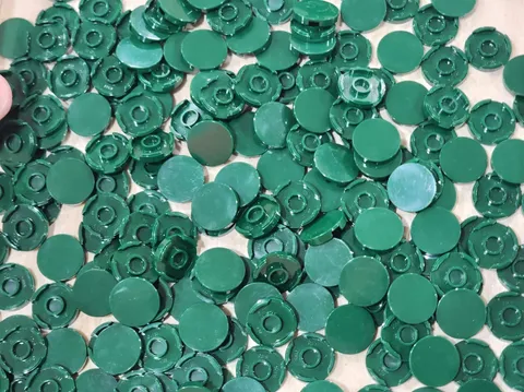 Lego 14769 Tile, Round 2 x 2 with Bottom Stud Holder - Dark Green - qty 208