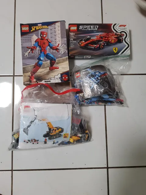 Lego Lot Of 4 ,used Lego Lots As Is