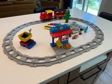 COMPLETE - LEGO DUPLO: Steam Train (10874) - Works Great!