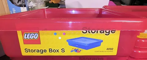 Room Copenhagen Lego 4092 Storage Box Container Red- No Lids- New Old Stock 2012
