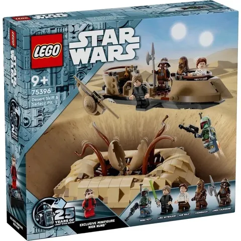 DESERT SKIFF & SARLACC PIT Star Wars Lego Box Set #75396 558pcs MINT 2024