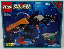 Lego #6155 Deep Sea Predator Aquazone Aquasharks 1995