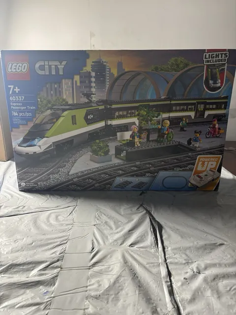 LEGO City 60337 Express Passenger Train 764-Piece Set Ages 7+ Lights