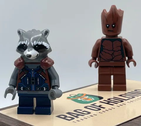 LEGO Guardians Galaxy Rocket Raccoon  & Groot Minfigures Marvel  - FREE CDN SHIP