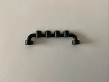 Vintage Lego 1 X 6 Fences Black #6140