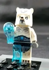 Lego Iceklaw Ice Bear Minifigure Legends of Chima Accessory Helmet Rare Vtg ***