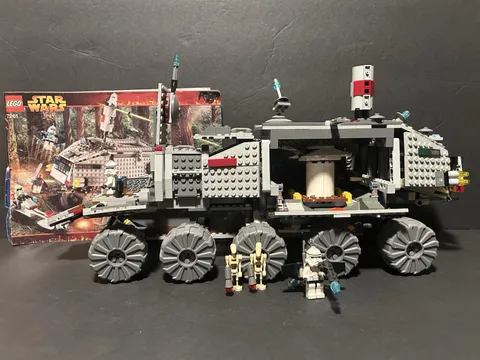 LEGO Star Wars Clone Wars 7261 Turbo Tank-95% complete, No Speeder, Read desc.