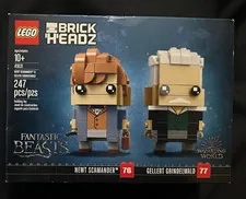 LEGO BRICKHEADZ: Newt Scamander & Gellert Grindelwald (41631), Factory Sealed