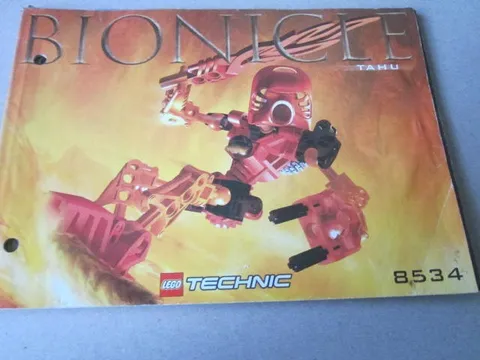 Lego Building Instructions Instruction Bionicle 8534 Tahu