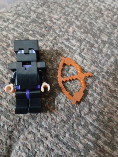 Lego Minecraft Enderman W Bow And Armor Minifig.  M