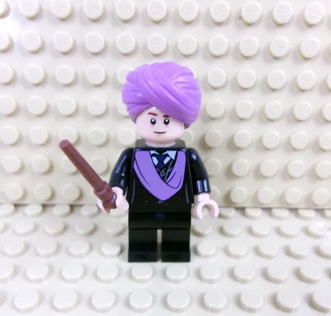 Lego Harry Potter Minifigure Professor Quirrell hp146 Minifig with Wand