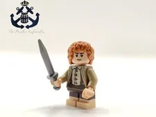 LEGO Lord of the Rings Minifigure Samwise Gamgee + Sword lor131 From Barad-dûr