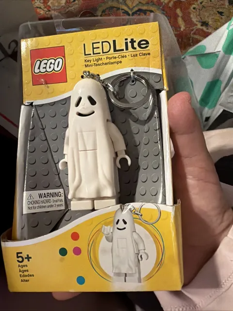 LEGO LGL-KE48 Ghost Keychain Works New