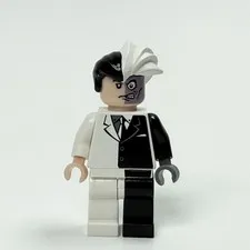 LEGO Batman Minifigure Two-Face - Black Stripe Hips (bat004) 2006