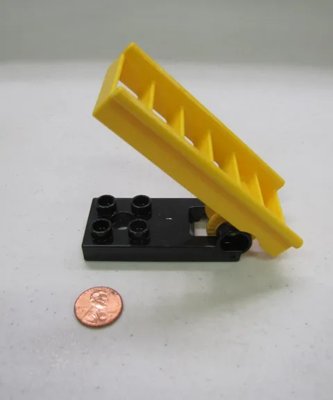 Lego Duplo 3.75" Yellow Fire Ladder W/ Black Base For Firetruck Fire Engine #3