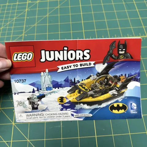 LEGO Juniors Batman vs Mr. Freeze - Manual Only - 10737