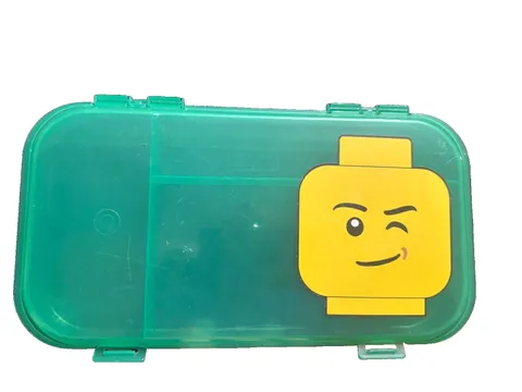 LEGO green Minifigure Storage Case (Used, Lego Case)