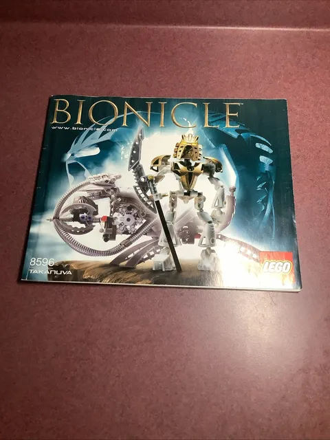 Lego Bionicle 8596 Takanuva Instruction Manual Only