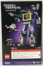 LEGO Icons Transformers Soundwave 10358 1505 pcs 18+ Sound Brick