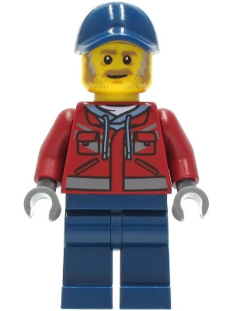 LEGO: Truck Driver Male Dark Red Hoodie (cty1284)