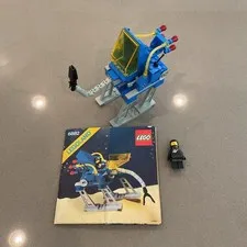 LEGO Space Walking Astro Grappler (6882) 100% Complete Classic Black Minifigure