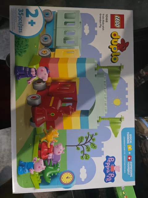 Lego Duplo Peppa Pig Train Station Grandpa Pig NEW