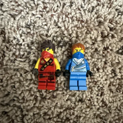 LEGO Ninjago LOT Of 2- Jay and Kai mini figure ninja
