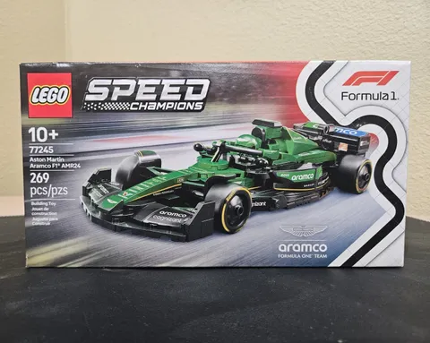 LEGO Speed Champions 77245 Aston Martin Aramco F1 AMR24 Race Car 269pcs 10+