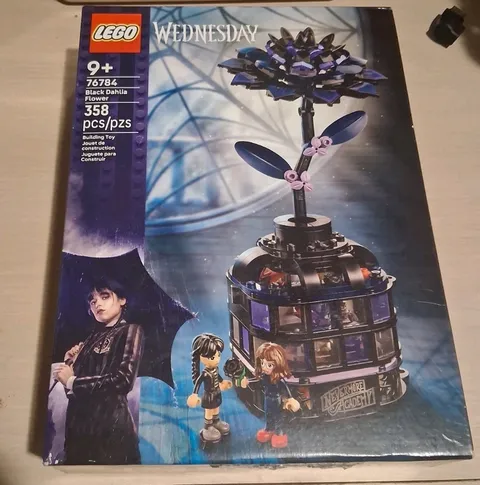 Lego Wednesday Black Dahlia Flower  #76784 New w/BOX Kids Gift Present