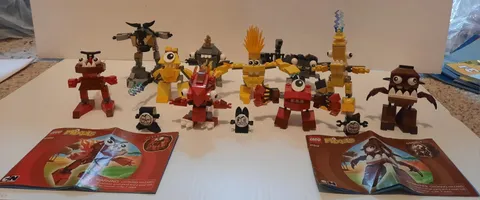 Lego Mixels Series 1 Complete Set 41500-41508 Flain Krader Teslo & 41512 Chomly