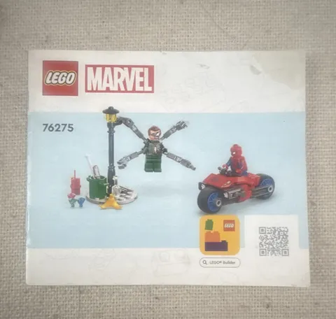 LEGO Marvel 76275 Spider-Man vs. Doc Ock Instruction Manual Booklet 2024