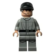 LEGO Star Wars Imperial Officer Minifigure SW0261 Light Bluish Gray Navy Officer