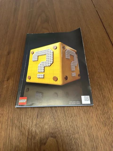 LEGO 71395 Super Mario 64 Question Mark Block Instruction Manual Only
