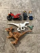 LEGO Jurassic World Huge Lot Of Minifigures Dinosaurs And Accessories Bundle