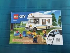 LEGO 60283 RV Vacation City Instruction Manual ONLY Book NO LEGO OR MINIFIGURES