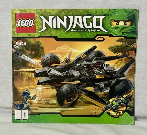 LEGO NINJAGO: Cole's Tread Assault (9444)-RETIRED w/ Minifigures *1 broken piece