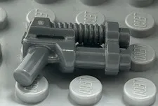 Lego 95199 Minifigure two-barrel pistol sci-fi gun dark bluish gray lot qty 5