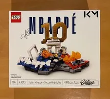 LEGO Editions Kylian Mbappe 43013 Soccer Highlights Building Set 490 Pieces NEW