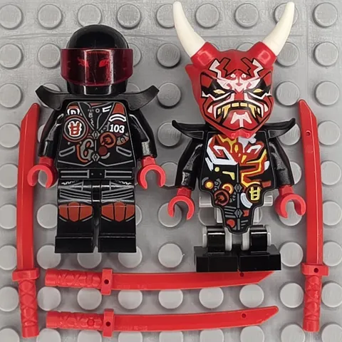 Lego Ninjago Minifigure NJO0385 Mr. E Biker Vest with Number 103