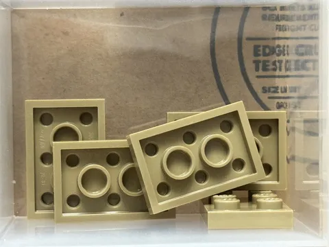LEGO Parts - Dark Tan Plate 2 x 3 - No 3021 - QTY 5
