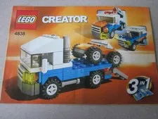 Lego Building Instructions Instruction Creator 4838, 3 in1